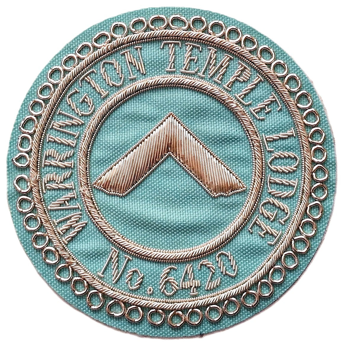 CRAFT LIGHT BLUE MASONIC APRON BADGE