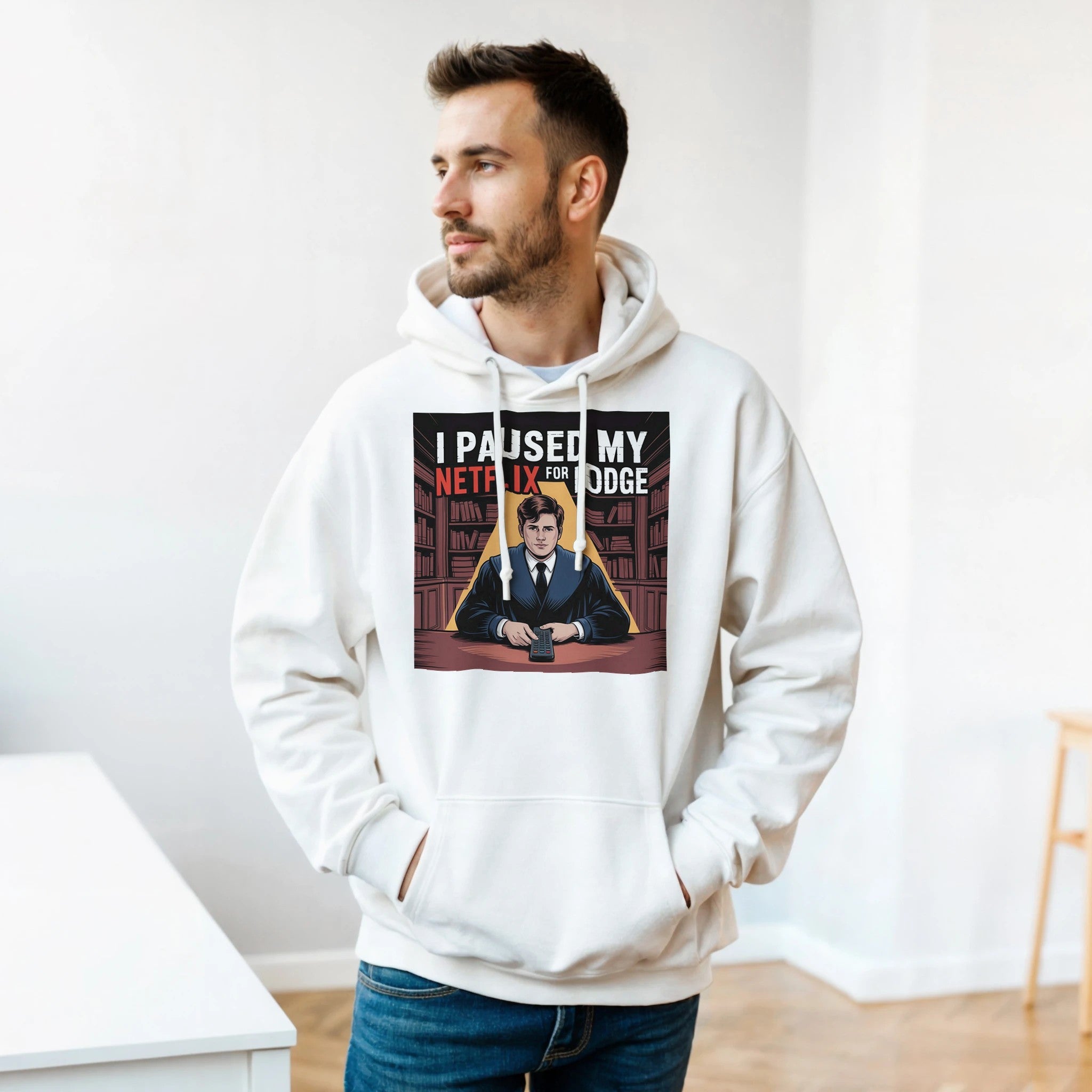 "I PAUSED MY NETFLIX FOR LODGE" HOODIE