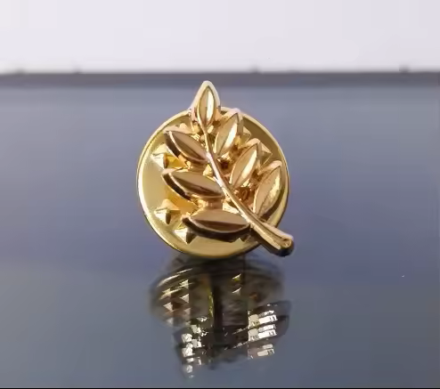 ACACIA LEAF MASONIC TINY LAPEL PIN
