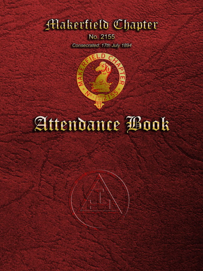 MASONIC ATTENDANCE BOOK - ROYAL ARCH