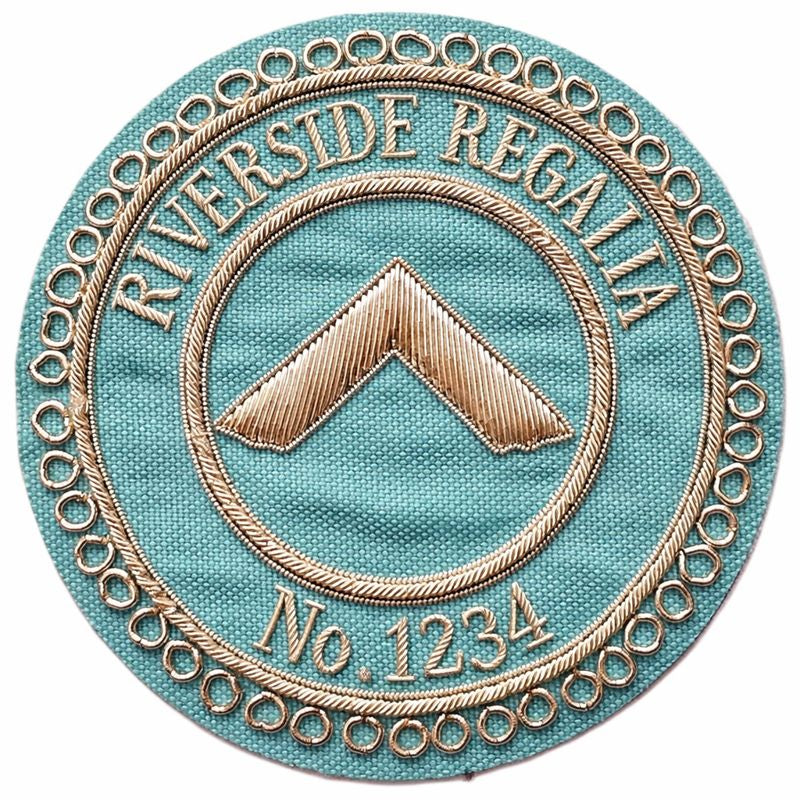 CRAFT LIGHT BLUE MASONIC APRON BADGE
