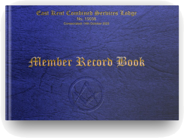 MASONIC MEMBERS RECORD BOOK - CRAFT