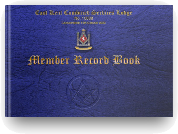 MASONIC MEMBERS RECORD BOOK - CRAFT