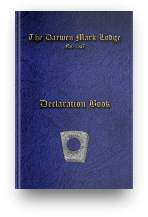 MARK MASONIC DECLARATION BOOK (A5)