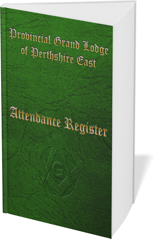MASONIC ATTENDANCE BOOK - CRAFT (Provincial Scotland)