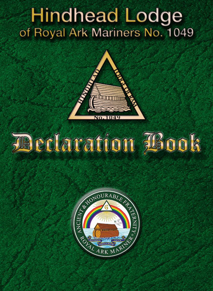 MASONIC DECLARATION BOOK - ROYAL ARK MARINER (RAM)