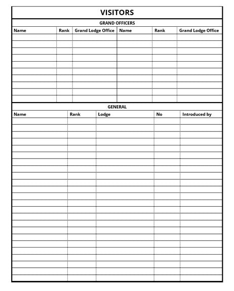 MASONIC ATTENDANCE BOOK - CRAFT - GRAND LODGE OF ISRAEL