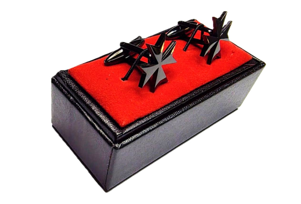 KNIGHTS OF MALTA CROSS CUFFLINKS