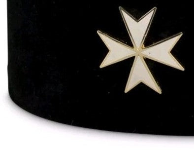 KNIGHTS OF MALTA CAP BADGE