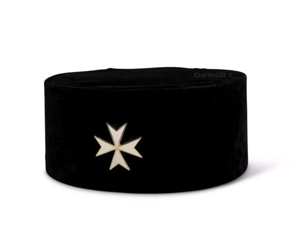 KNIGHTS OF MALTA CAP WITH BADGE
