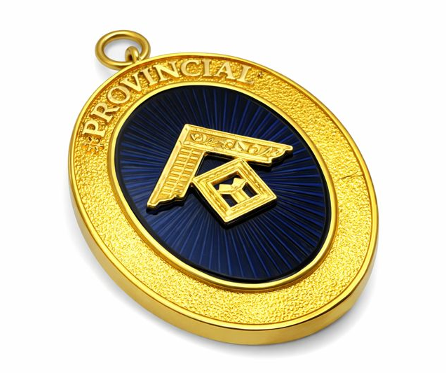 LADY FREEMASON CRAFT PROVINCIAL PAST RANK COLLAR JEWEL