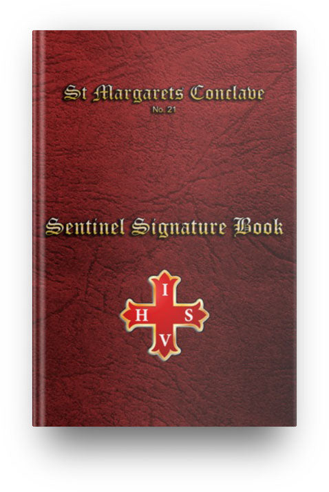 MASONIC ATTENDANCE BOOK - RED CROSS OF CONSTANTINE