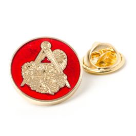 MASONIC PROVINCIAL STEWARD ROUND LAPEL PIN