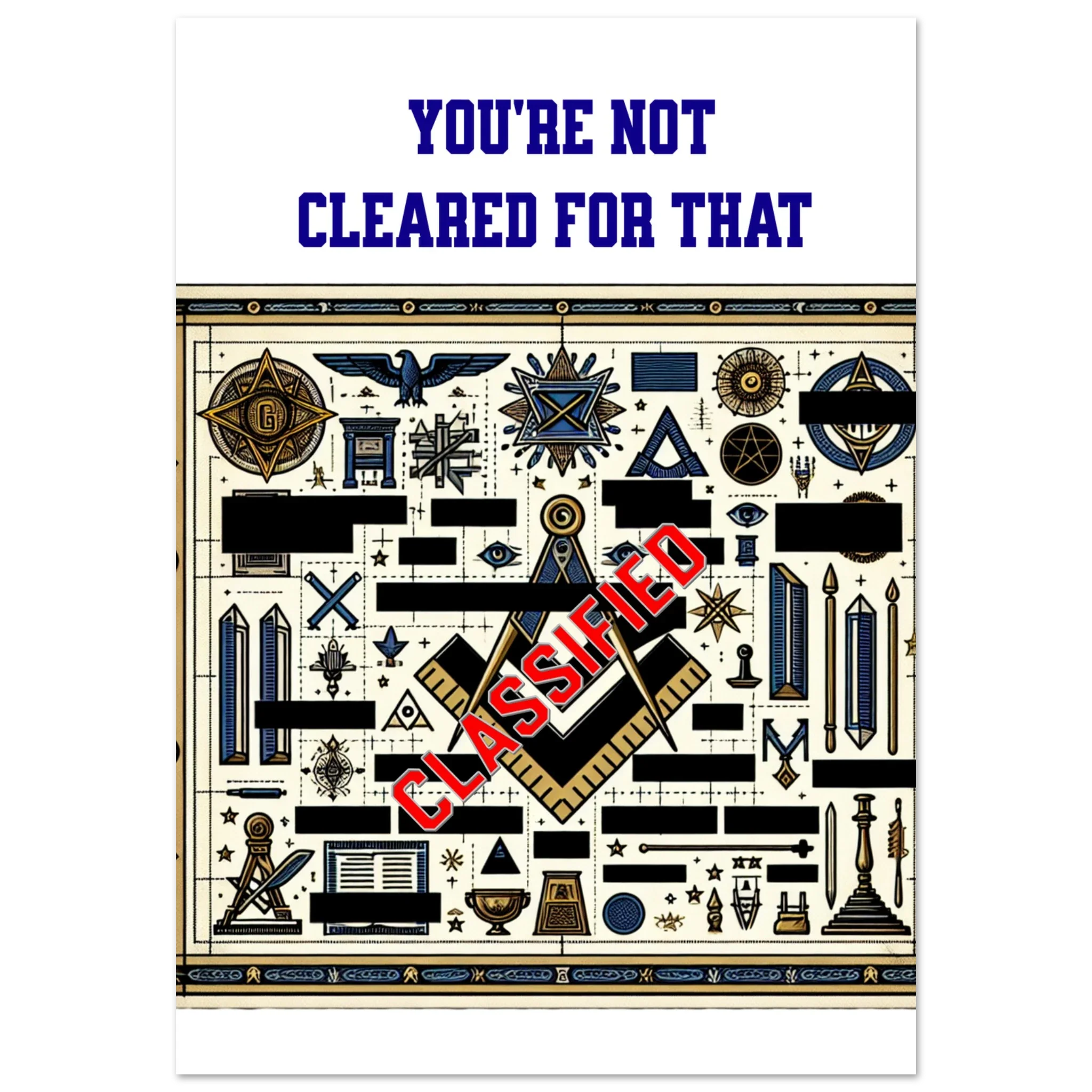 MASONIC ALUMINIUM WALLART - DIBOND® PANEL