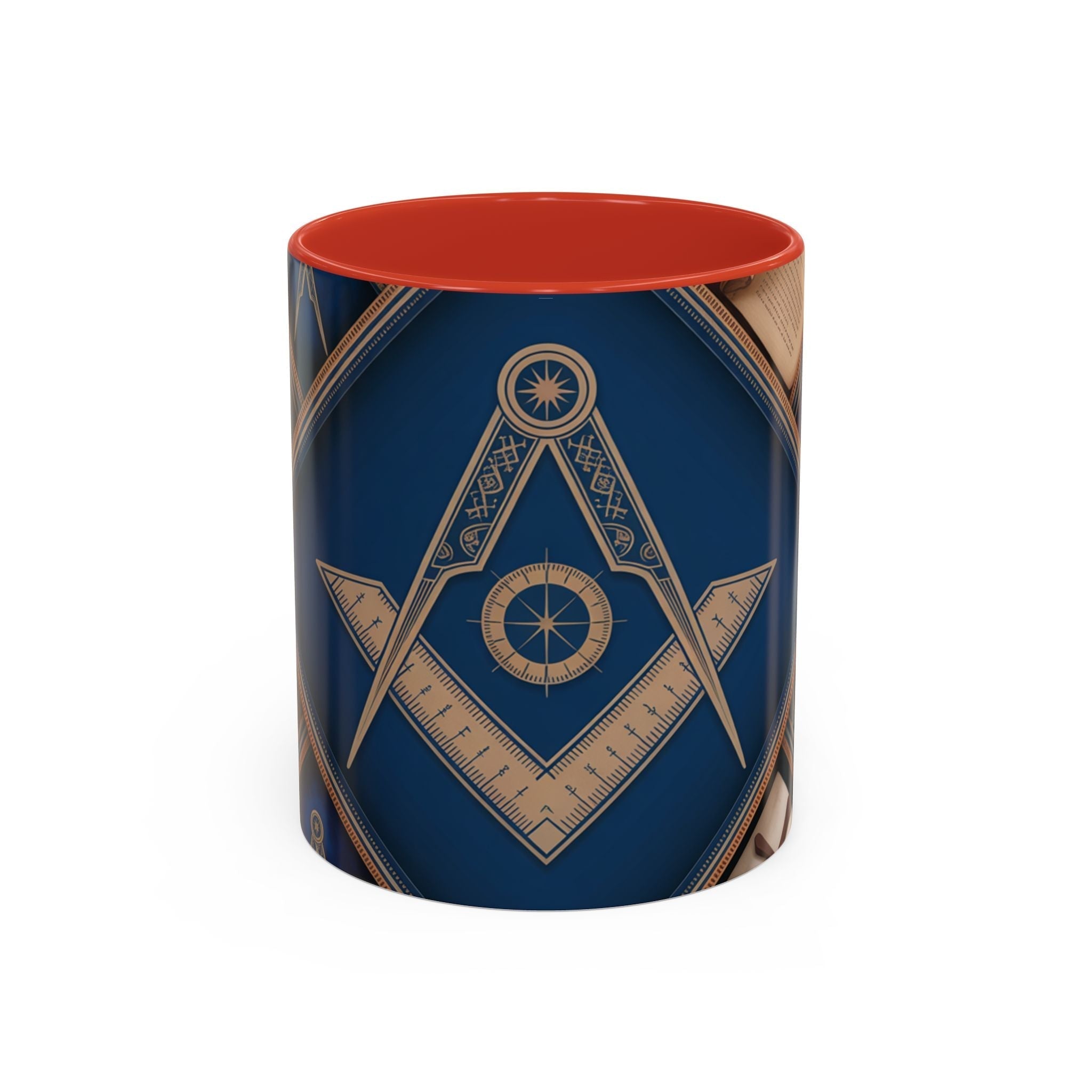 READY-TO-GO COLOURED RIM MASONIC MUG – 11oz - Riverside Regalia