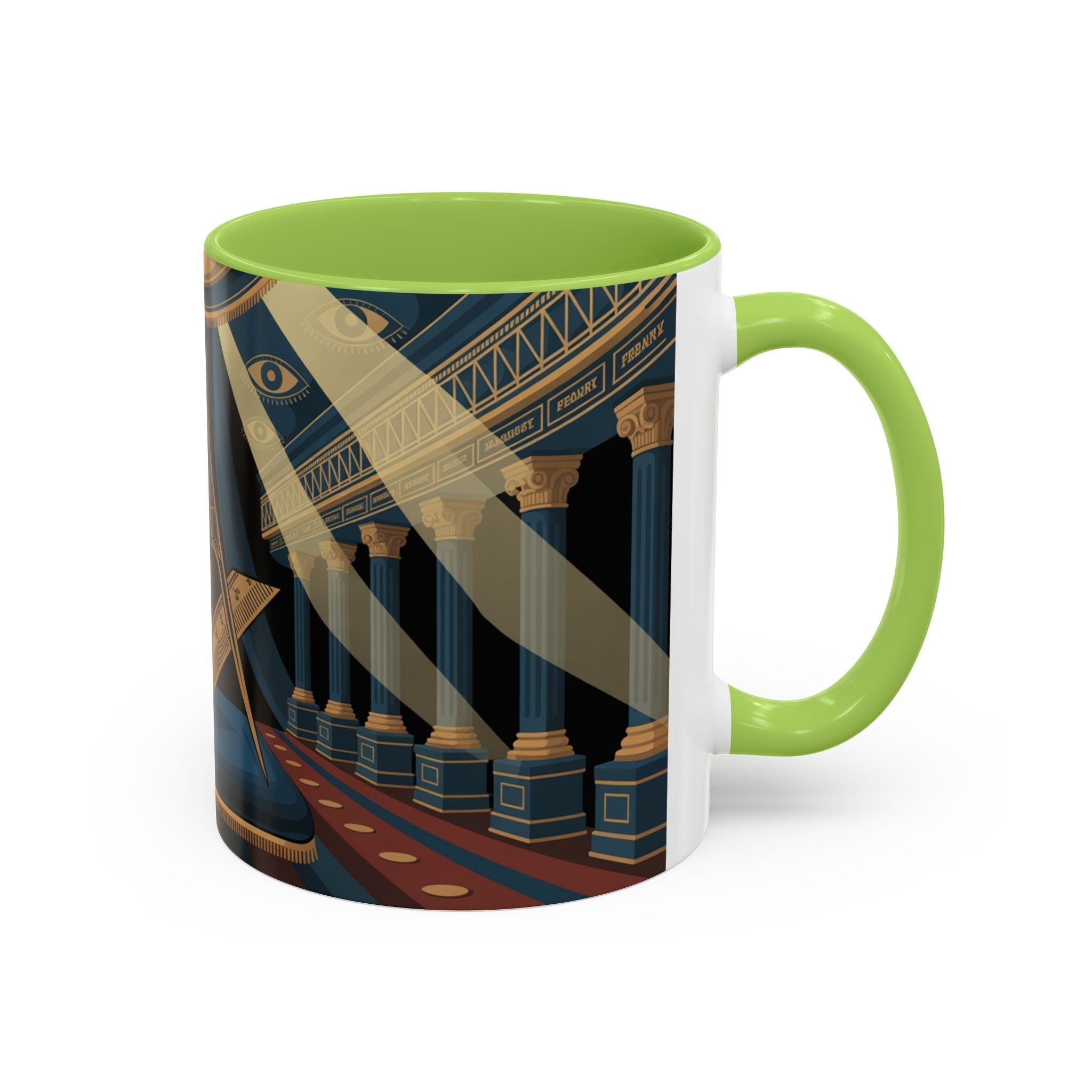 READY-TO-GO RITUAL DESIGN MASONIC MUG – 11oz - Riverside Regalia