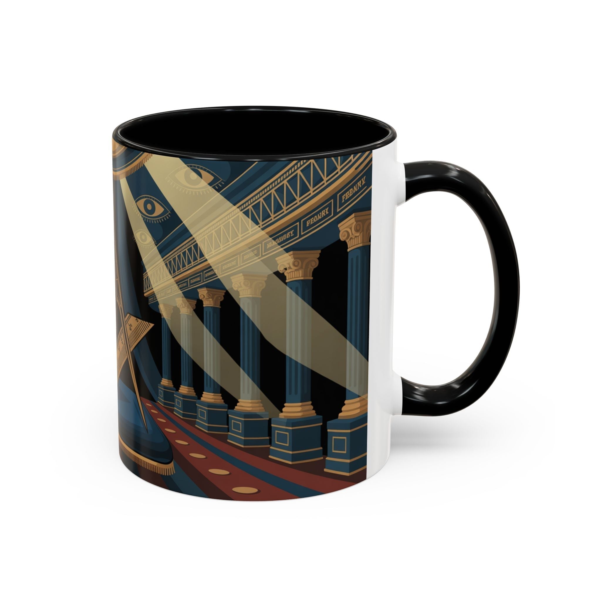 READY-TO-GO RITUAL DESIGN MASONIC MUG – 11oz - Riverside Regalia