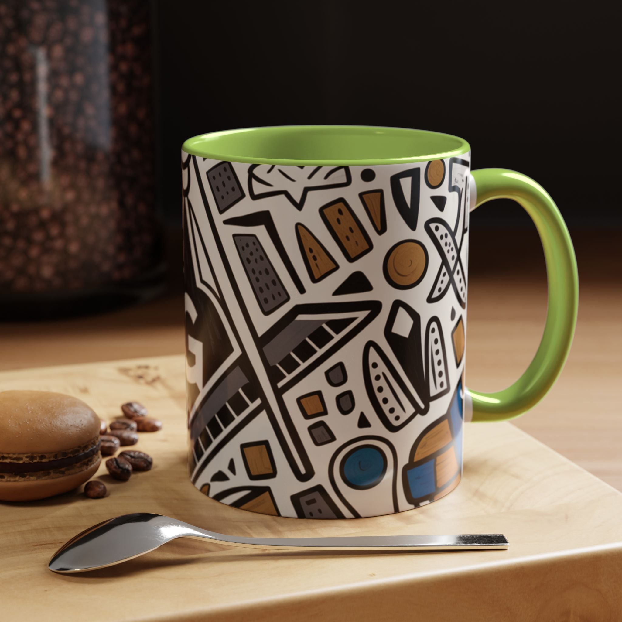 READY-TO-GO GEOMETRIC MASONIC MUG – 11oz - Riverside Regalia