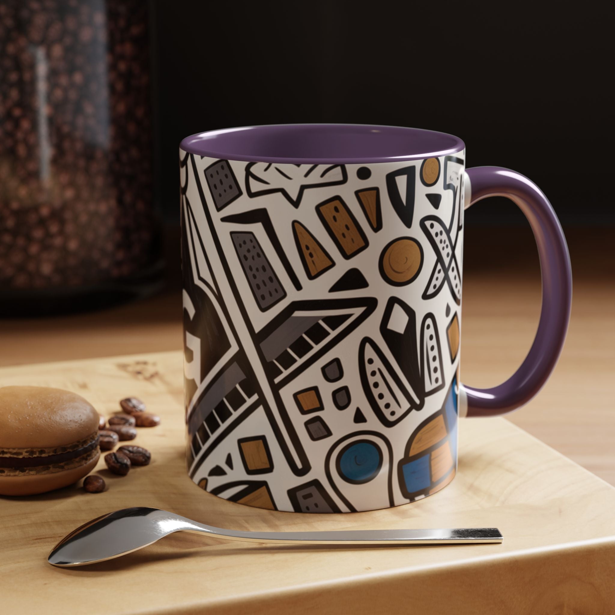 READY-TO-GO GEOMETRIC MASONIC MUG – 11oz - Riverside Regalia