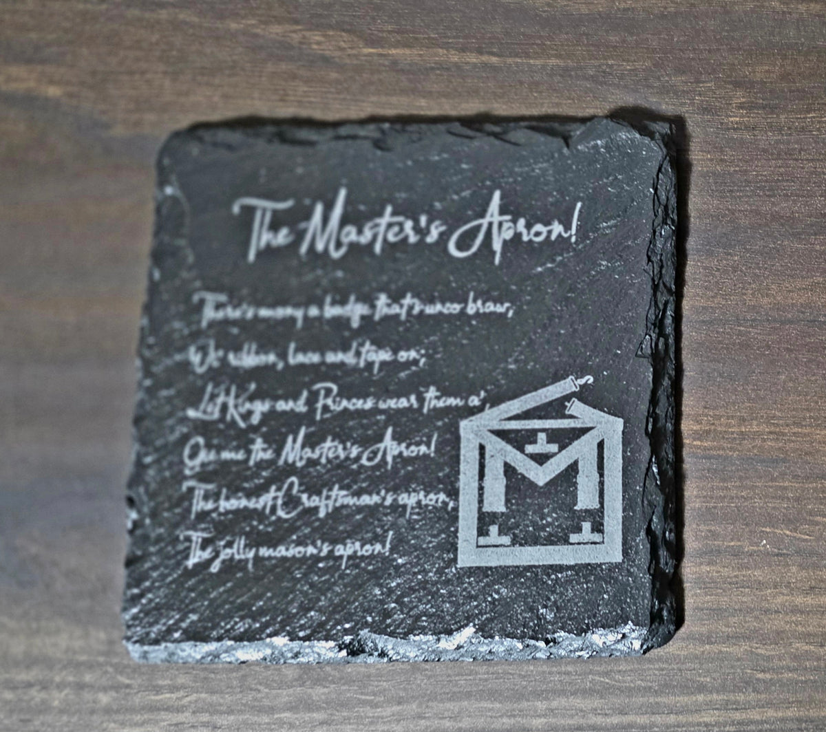 THE MASTER'S APRON COASTER
