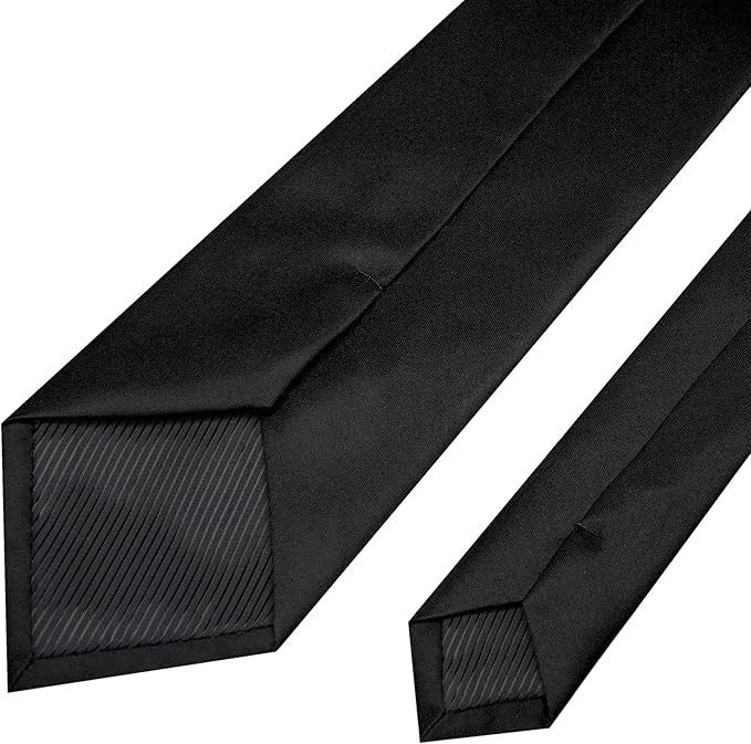 CLASSIC BLACK NECK TIE