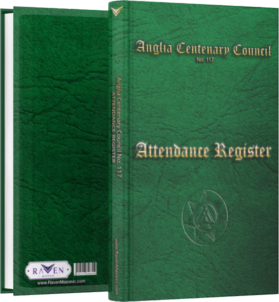 MASONIC ATTENDANCE BOOK - ORDER OF KNIGHT MASONS OF IRELAND