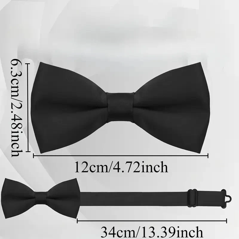 CLASSIC BLACK BOW TIE