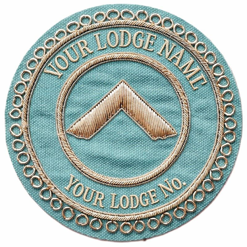CRAFT LIGHT BLUE MASONIC APRON BADGE