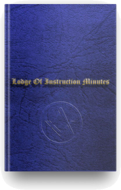 MASONIC LOI MINUTES BOOK - CRAFT