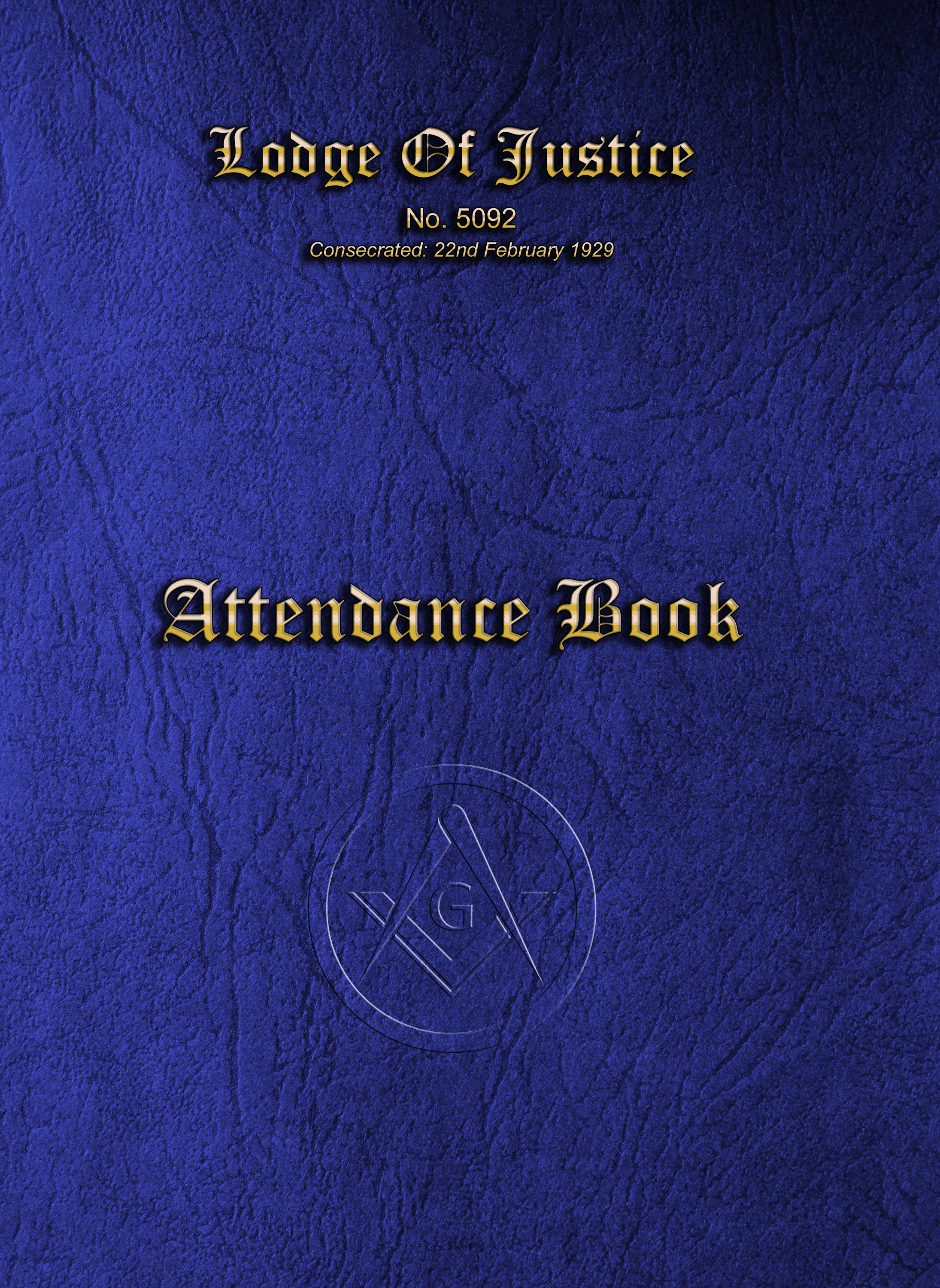Masonic Attendance Register - Craft (Metropolitan)