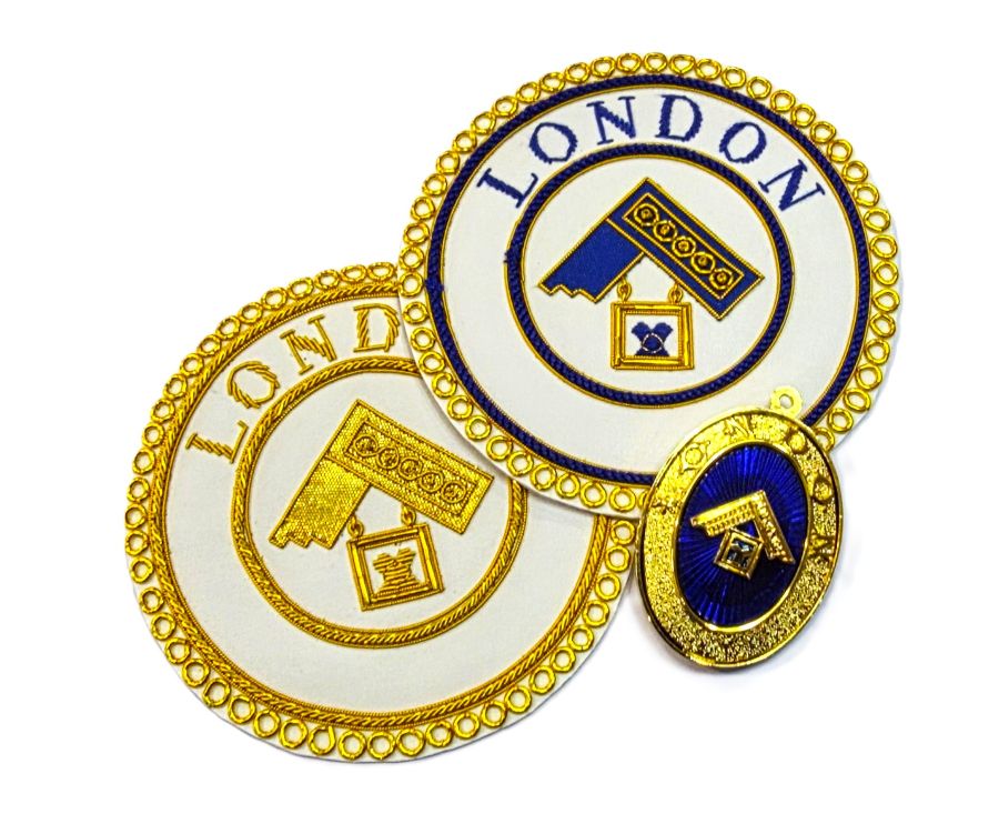 CRAFT LONDON GRAND RANK APRON BADGES & COLLAR JEWEL