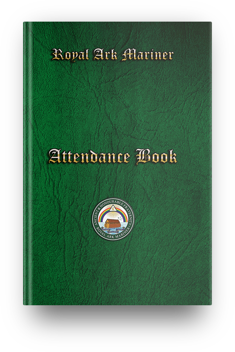 MASONIC ATTENDANCE BOOK - ROYAL ARK MARINER (RAM)