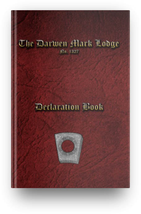 MARK MASONIC DECLARATION BOOK (A5)