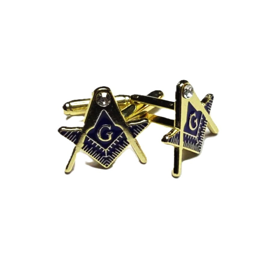CRAFT SQUARE & COMPASSES 'G' CUFFLINKS