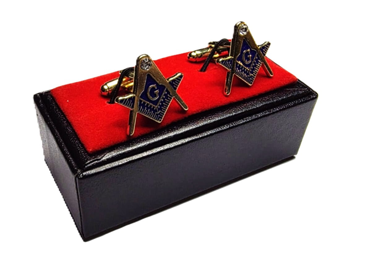 CRAFT SQUARE & COMPASSES 'G' CUFFLINKS