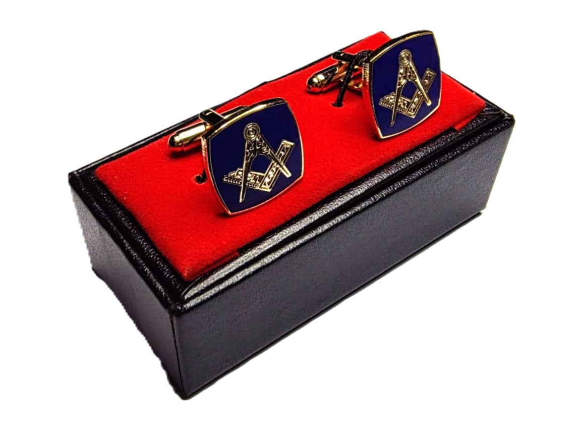 CRAFT SQUARE & COMPASSES CUFFLINKS