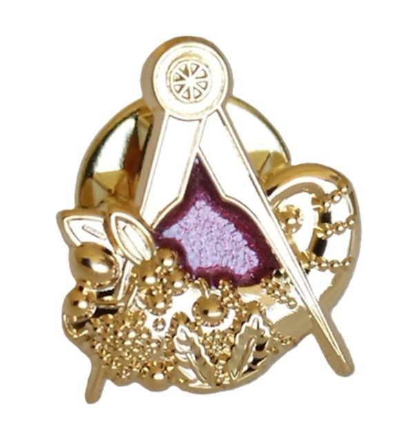 MASONIC PROVINCIAL STEWARD CORNUCOPIA LAPEL PIN