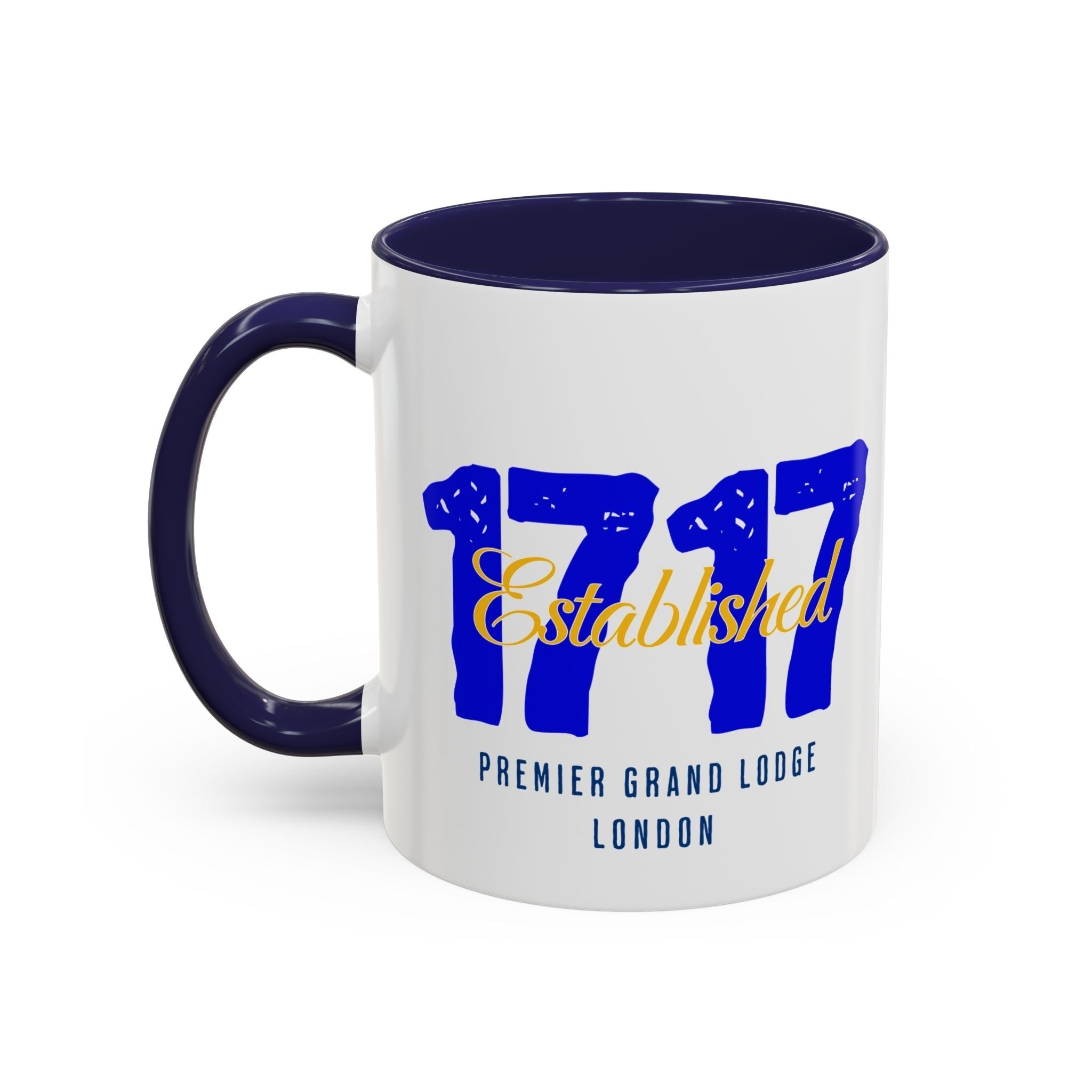 ESTABLISHED 1717 MASONIC CERAMIC MUG - Riverside Regalia
