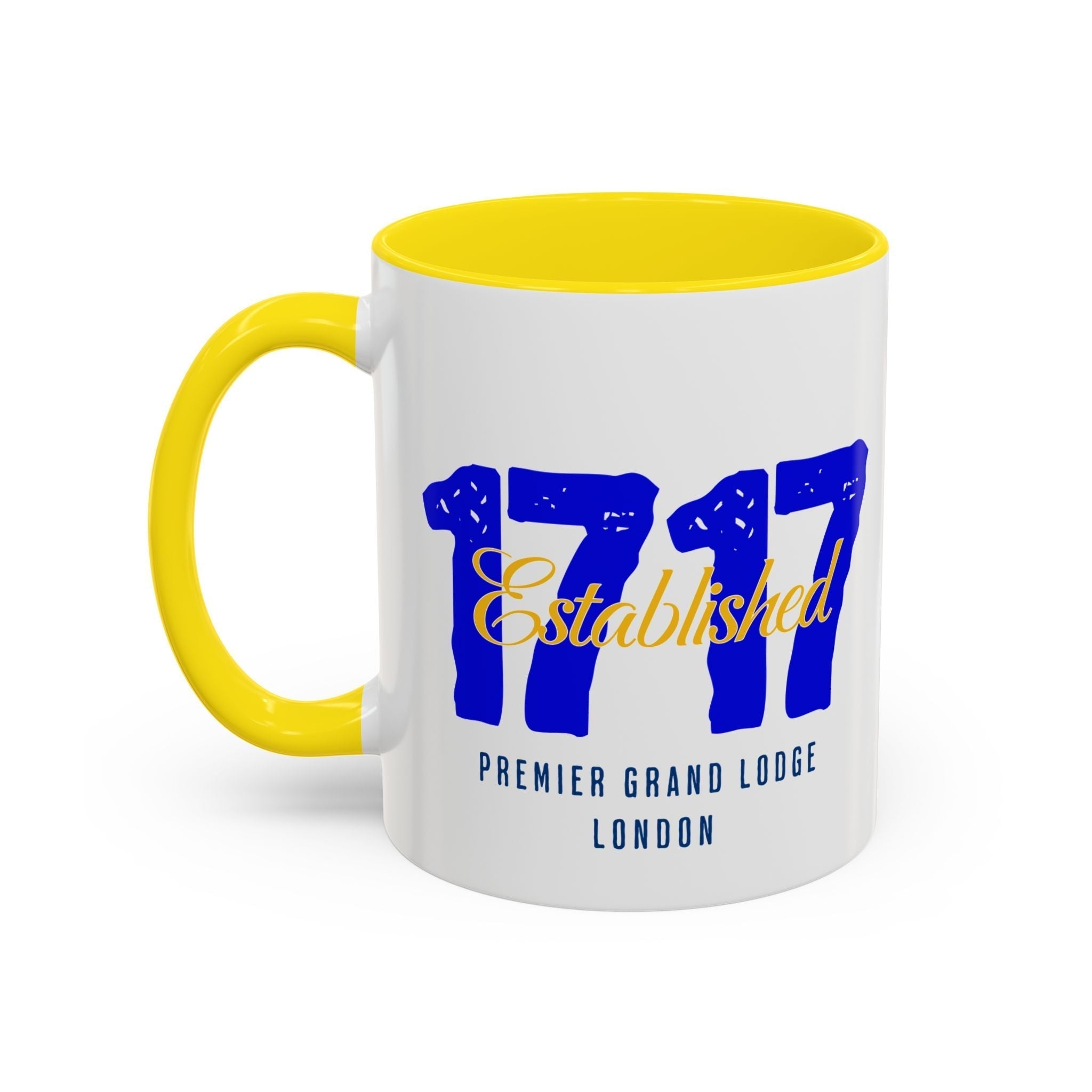 ESTABLISHED 1717 MASONIC CERAMIC MUG - Riverside Regalia