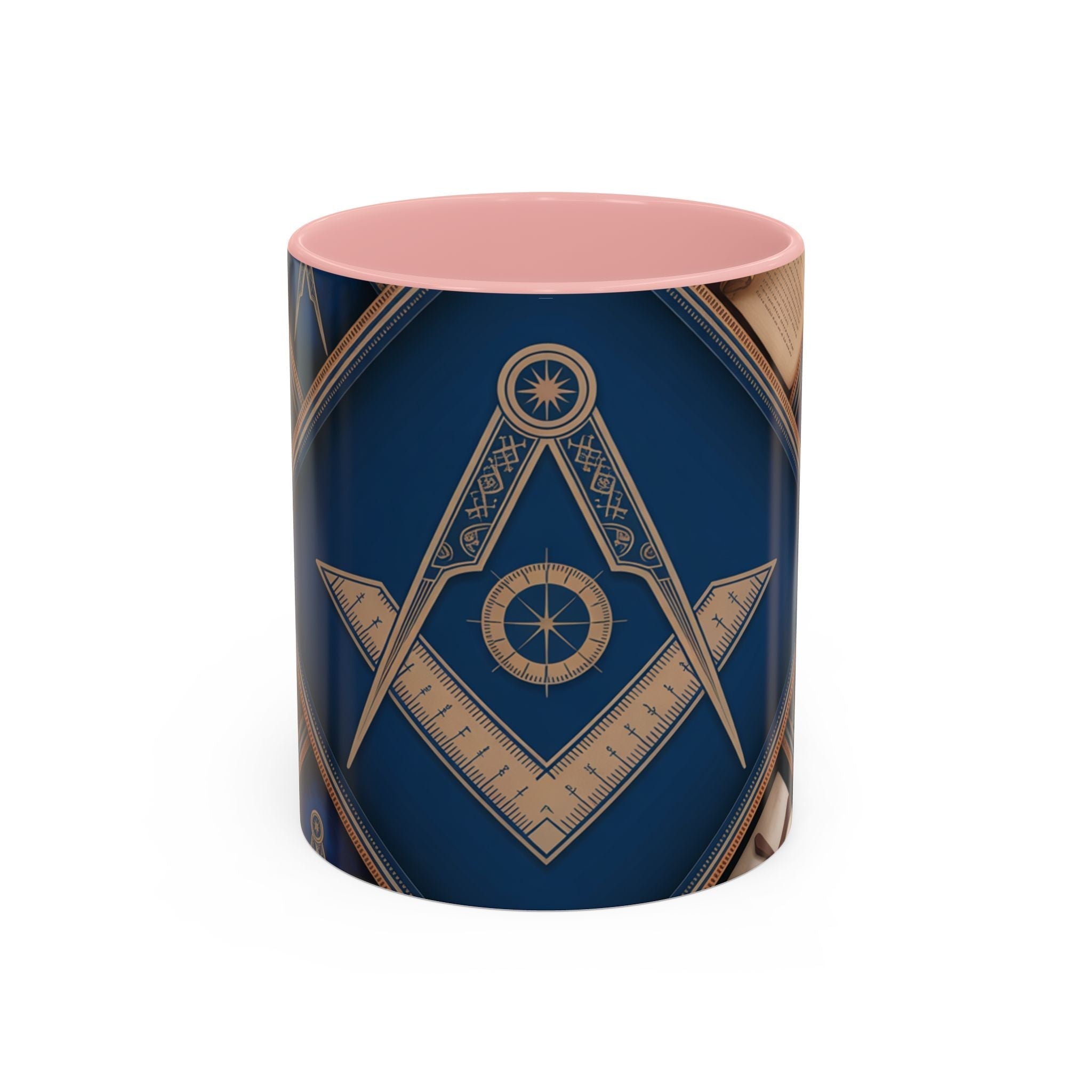 READY-TO-GO COLOURED RIM MASONIC MUG – 11oz - Riverside Regalia