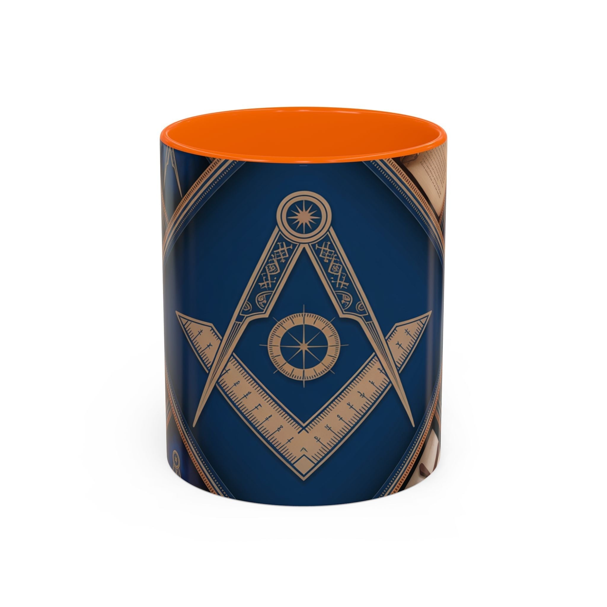 READY-TO-GO COLOURED RIM MASONIC MUG – 11oz - Riverside Regalia