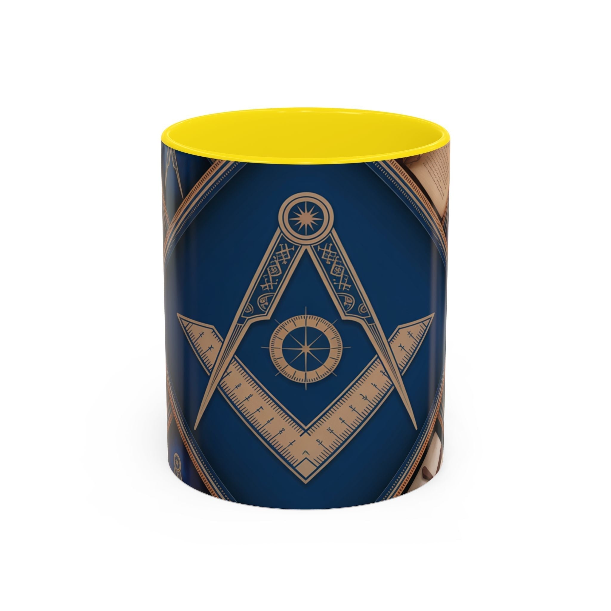 READY-TO-GO COLOURED RIM MASONIC MUG – 11oz - Riverside Regalia