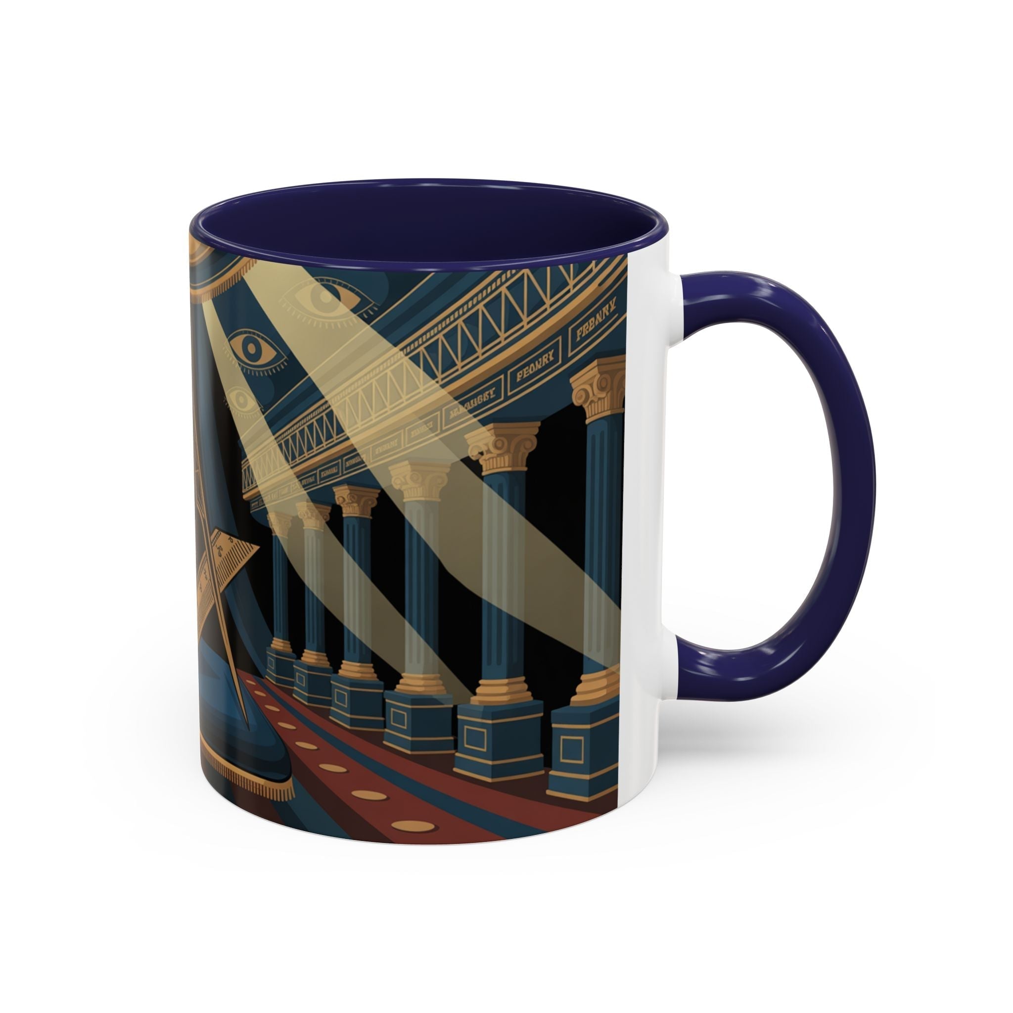 READY-TO-GO RITUAL DESIGN MASONIC MUG – 11oz - Riverside Regalia