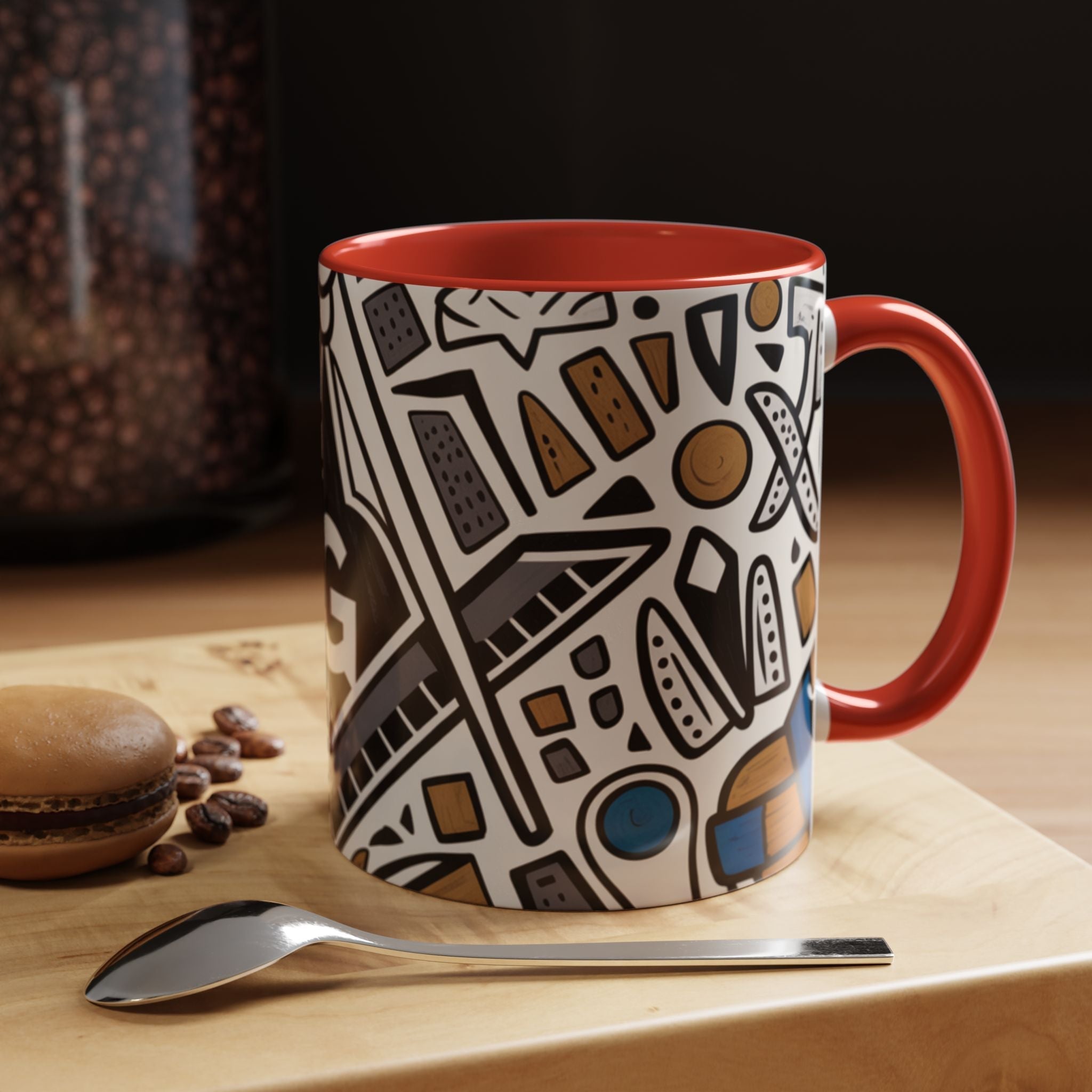 READY-TO-GO GEOMETRIC MASONIC MUG – 11oz - Riverside Regalia