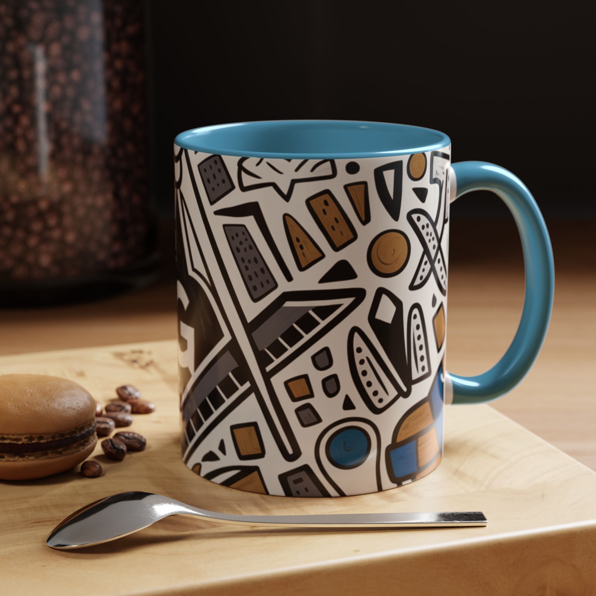 READY-TO-GO GEOMETRIC MASONIC MUG – 11oz - Riverside Regalia