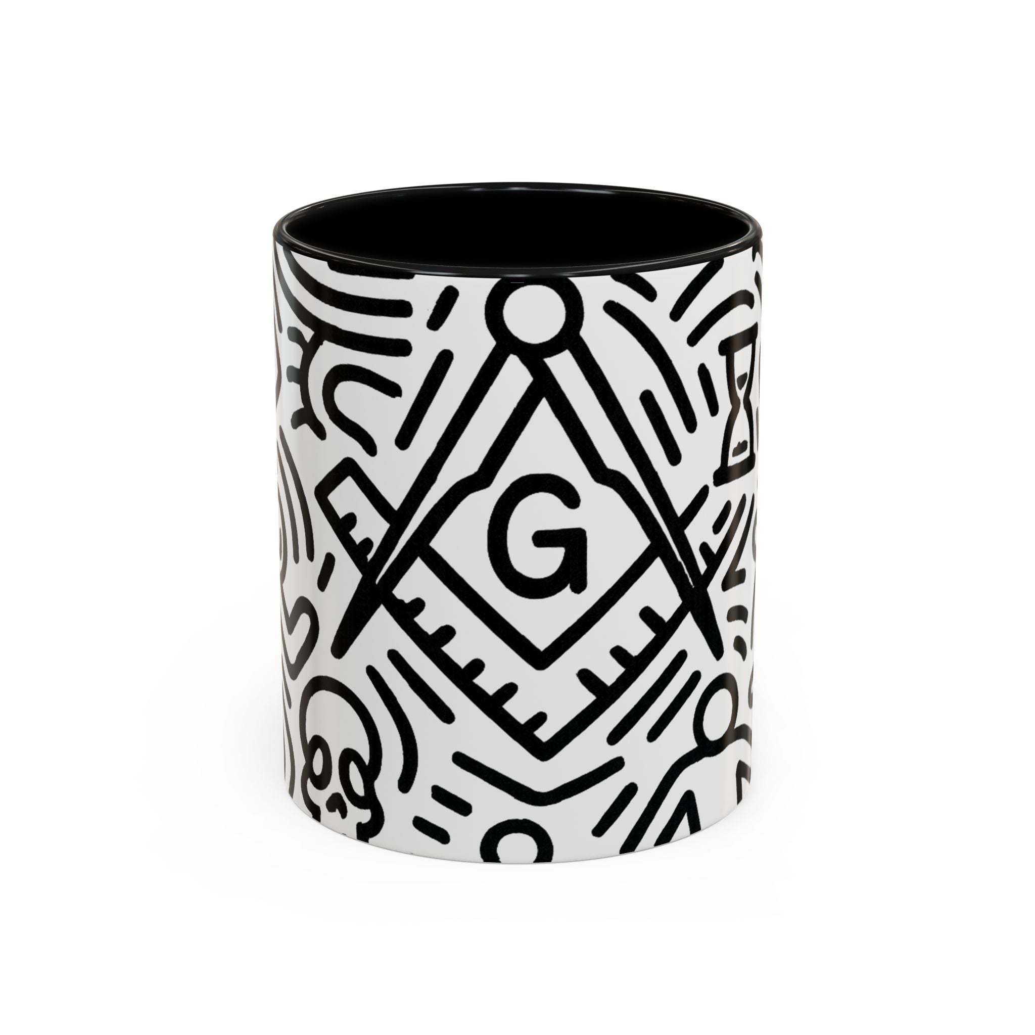 READY-TO-GO SQUARE & COMPASSES MUG – 11oz
