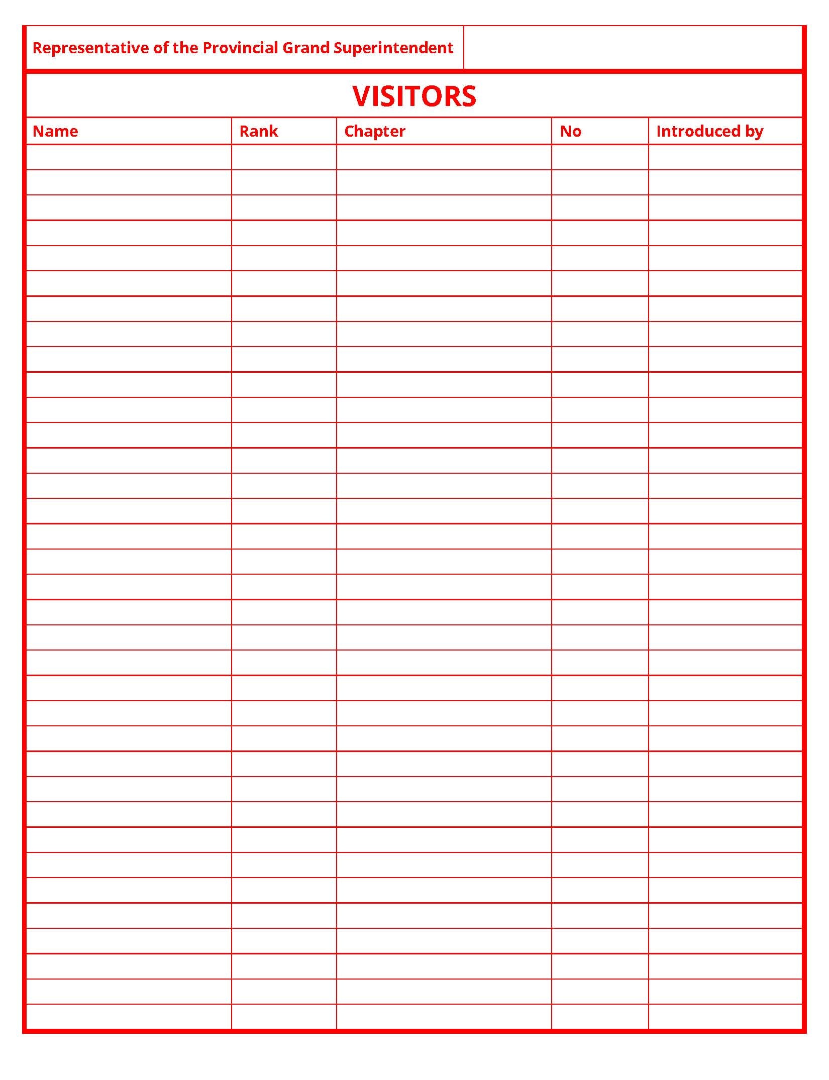 MASONIC ATTENDANCE BOOK - ROYAL ARCH