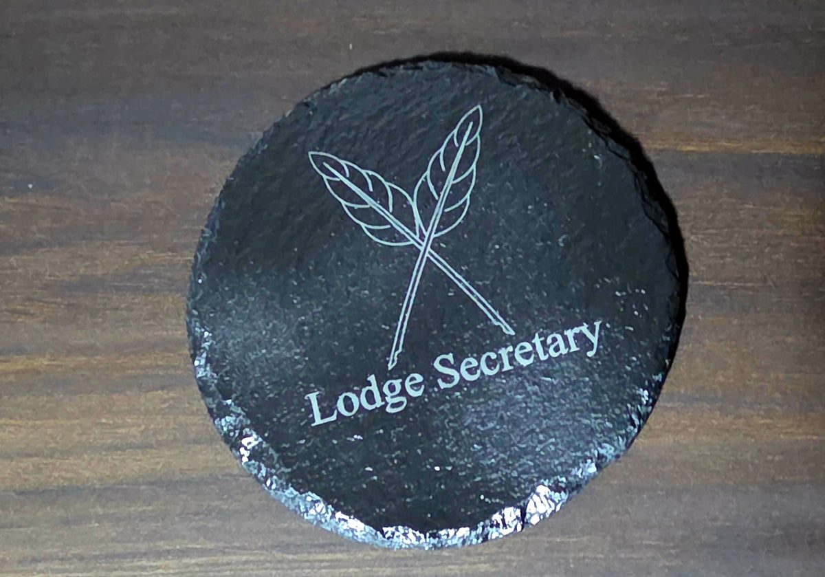 LODGE SECRETARY COASTER - Riverside Regalia