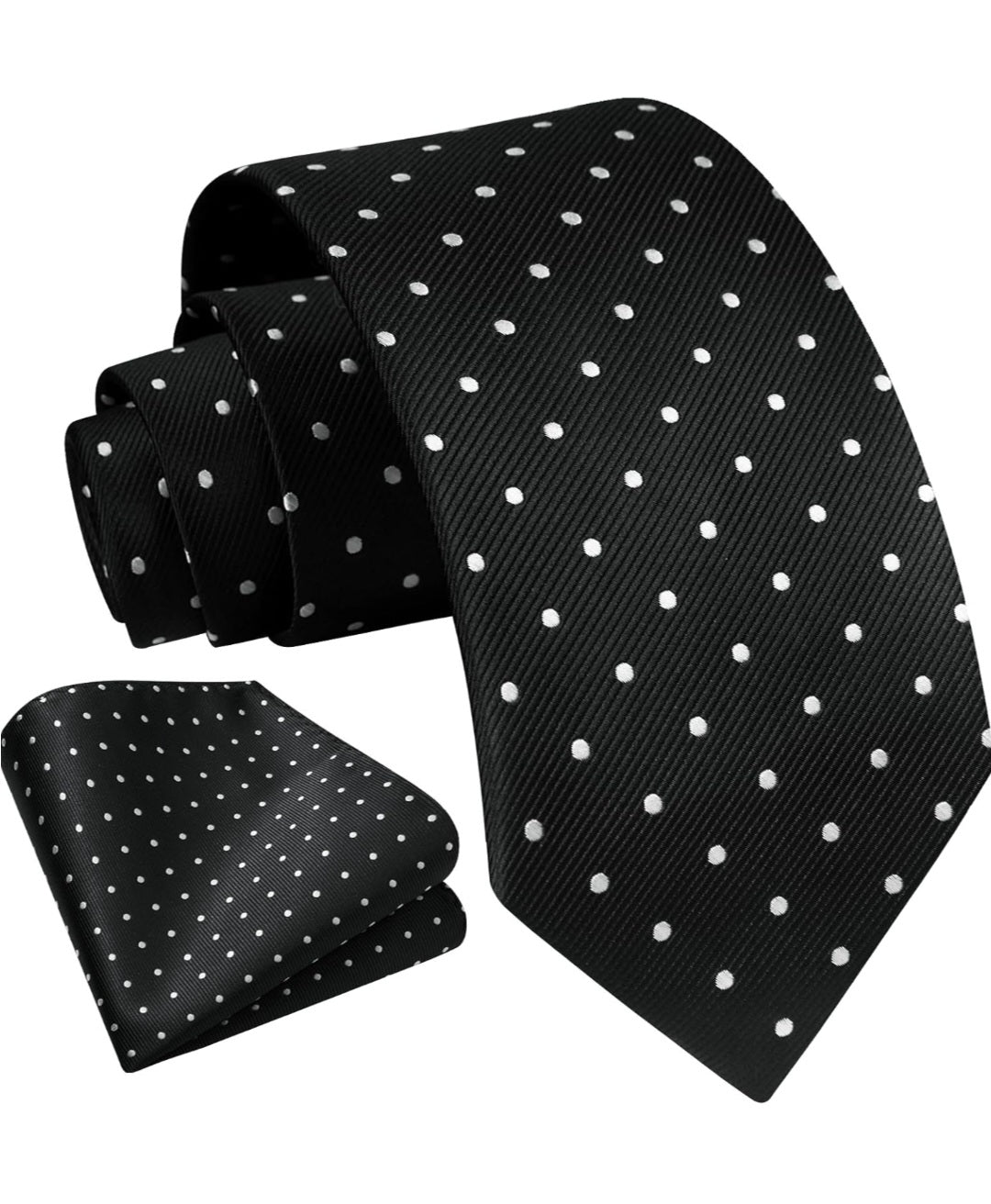 ROSE CROIX POLKA DOT NECK TIE & POCKET SQUARE - Riverside Regalia