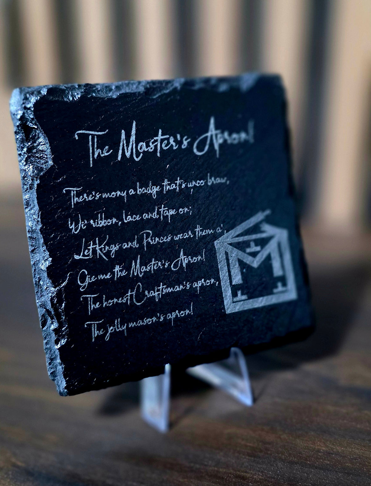 THE MASTER'S APRON COASTER